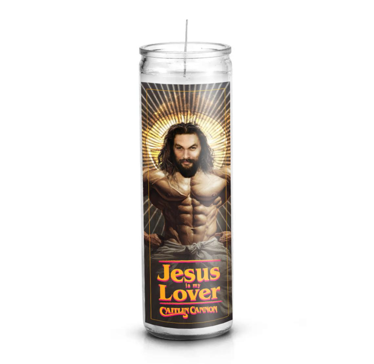 "Jesus Is My Lover" Prayer Candle